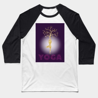 Tree of life - yoga Baseball T-Shirt